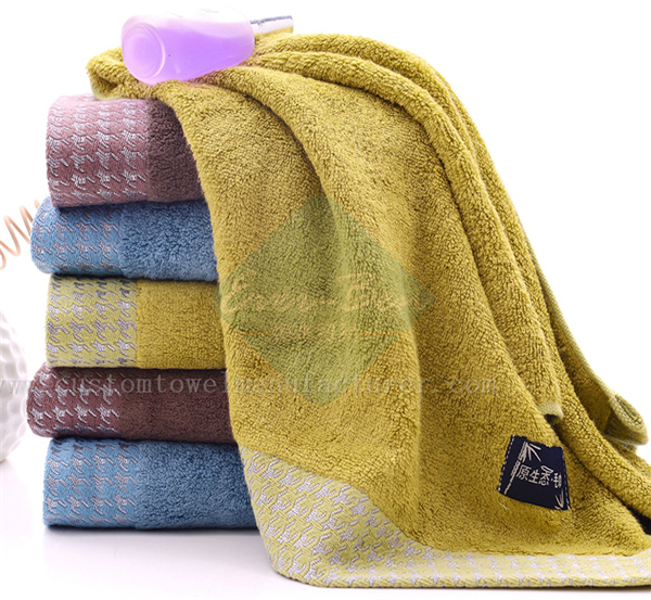 China EverBen Custom womens beach towel Wholesaler ISO Audit Bamboo Face Towels Factory